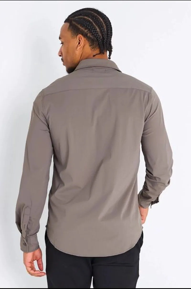Chemise marron basique