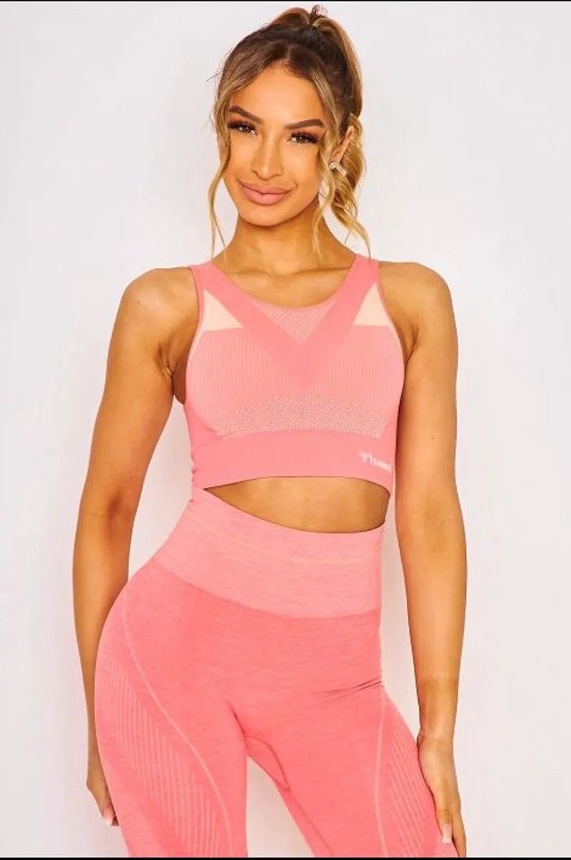 Joy pink sports bra / hummel - 210390