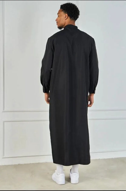 Black urban street-class elegant qamis