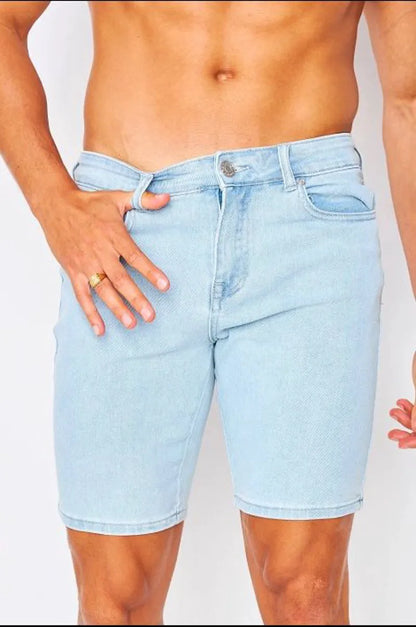 Denim blue bermuda shorts