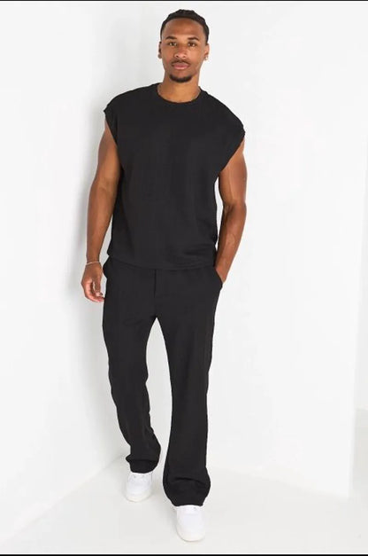Ensemble 2 pièces : débardeur + pantalon noir