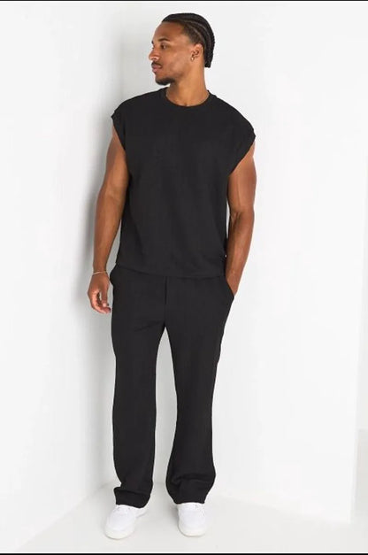 Ensemble 2 pièces : débardeur + pantalon noir