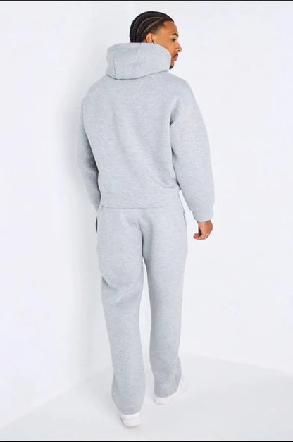 Ensemble 2 pièces gris veste à capuche + jogging