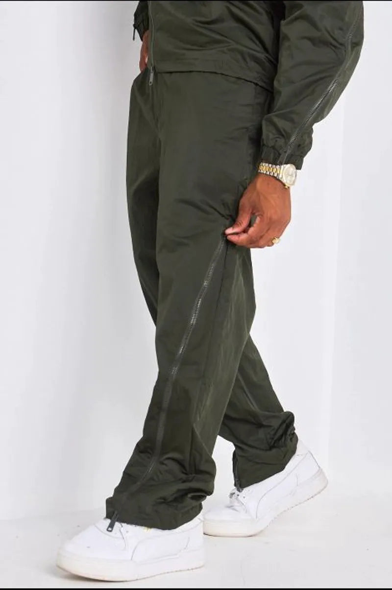 Ensemble 2 pièces : veste + jogging kaki ( fatigue )