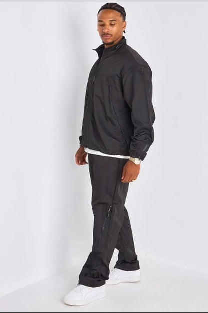 Ensemble 2 pièces : veste + jogging noir