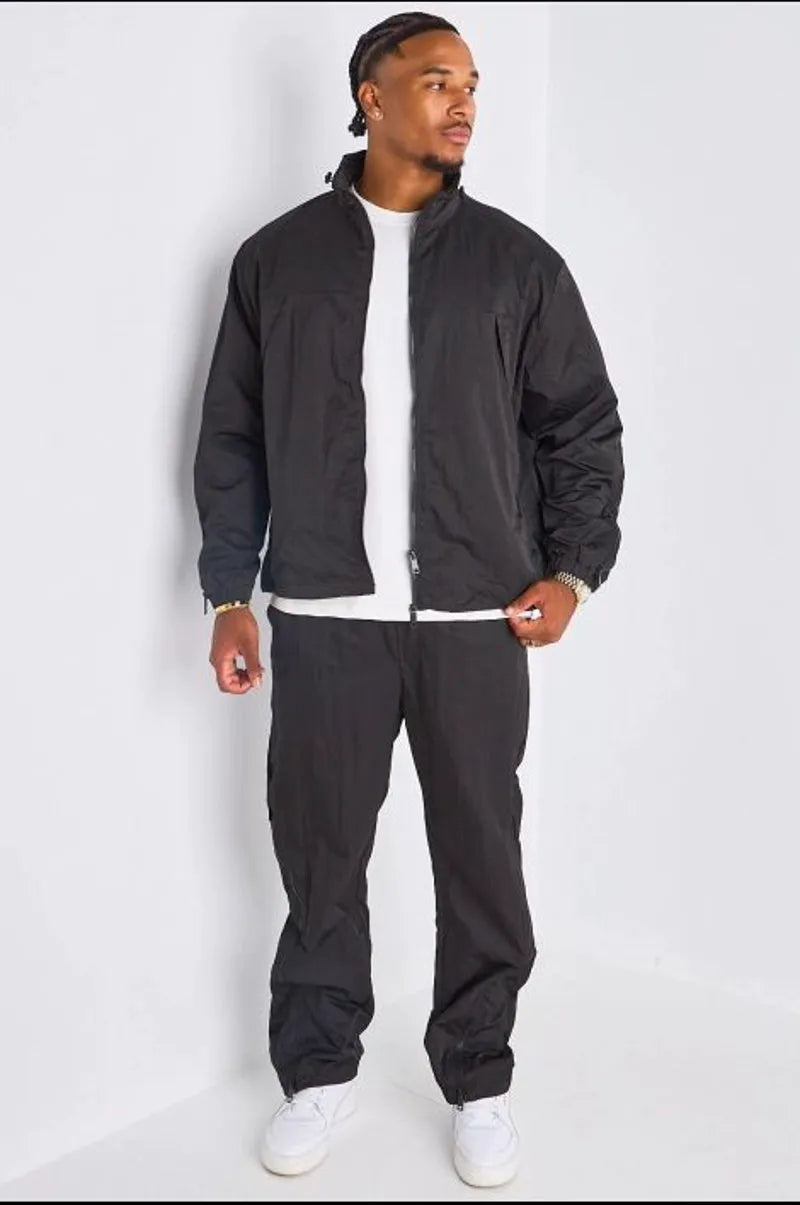 Ensemble 2 pièces : veste + jogging noir