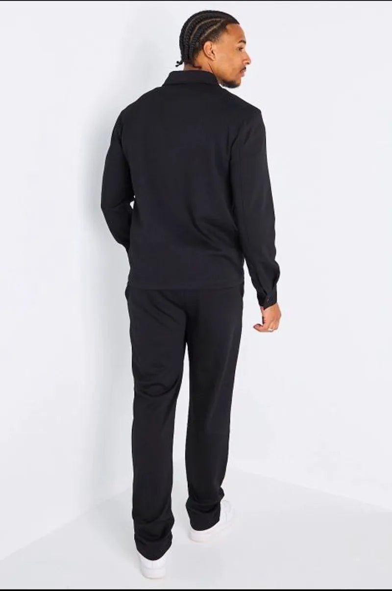 Ensemble 2 pièces : veste + pantalon doux noir