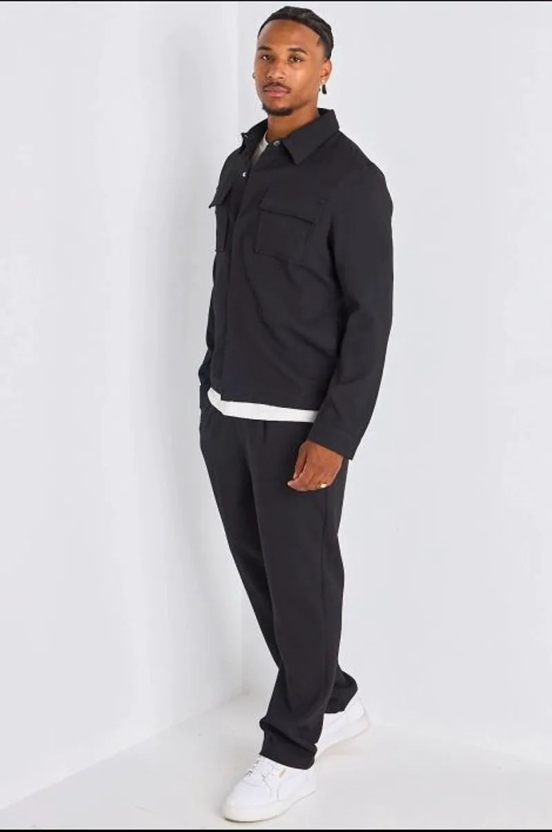 Ensemble 2 pièces : veste + pantalon noir