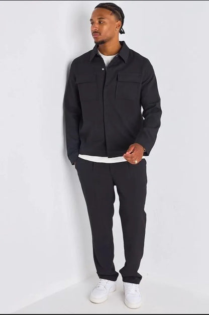 Ensemble 2 pièces : veste + pantalon noir