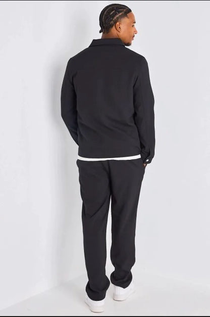 Ensemble 2 pièces : veste + pantalon noir