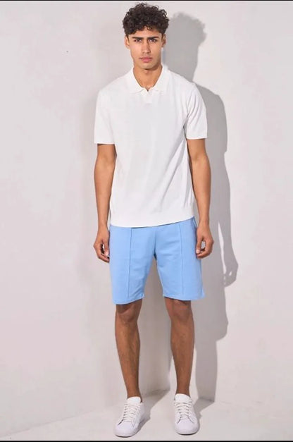 Light blue t-shirt and shorts set