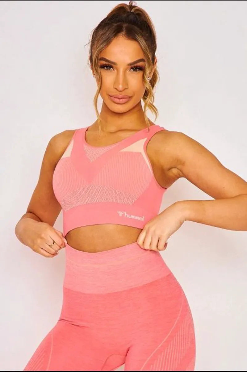 Joy pink sports bra / hummel - 210390