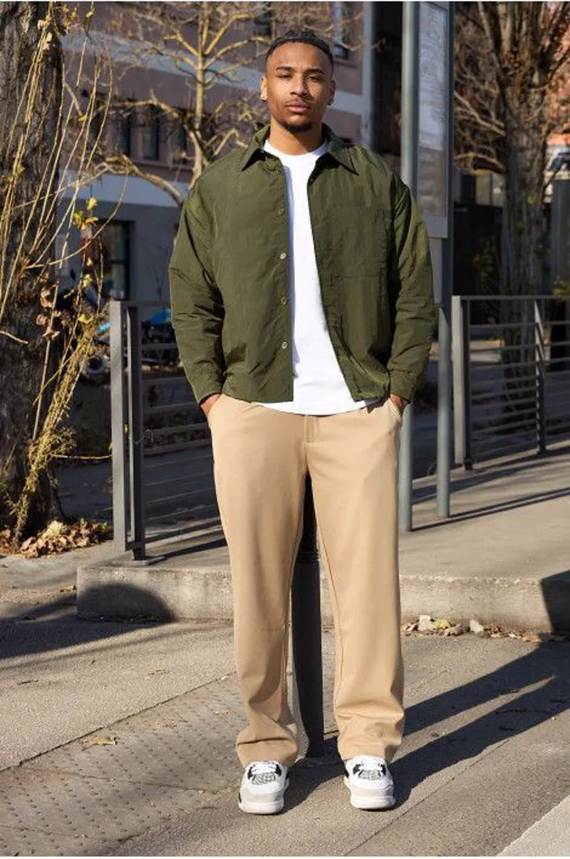 Lightweight khaki shirt