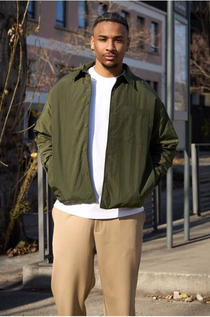 Lightweight khaki shirt