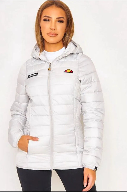 Lompard lightweight grey puffer jacket - sgs02683 - ellesse