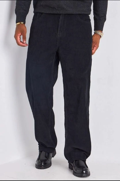 Pantalon en velours noir