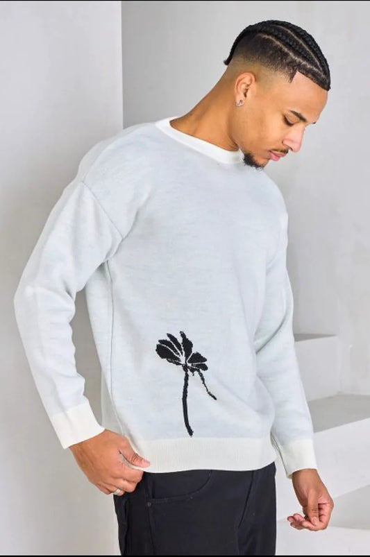 White logo sweater