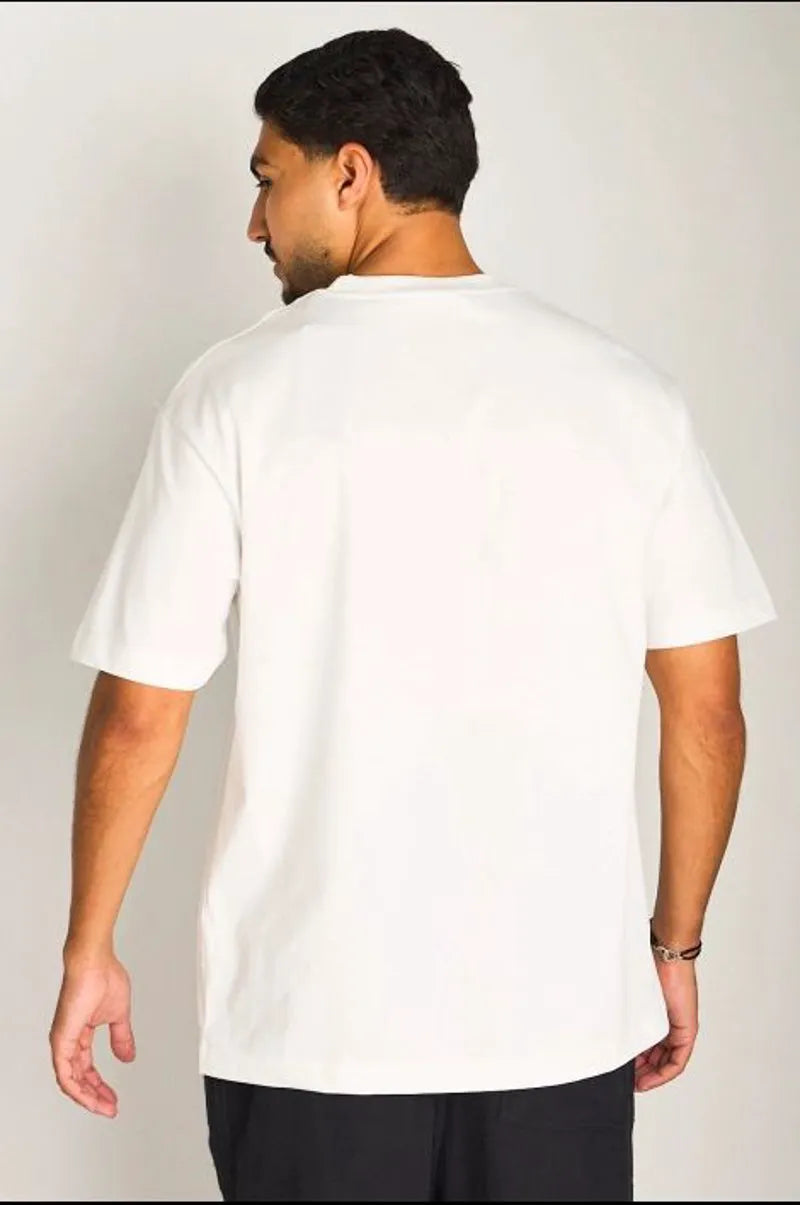 Tee-shirt blanc à inscription