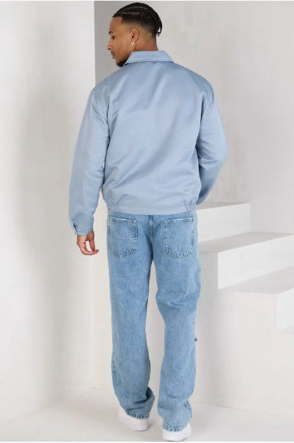 Blue zipped jacket
