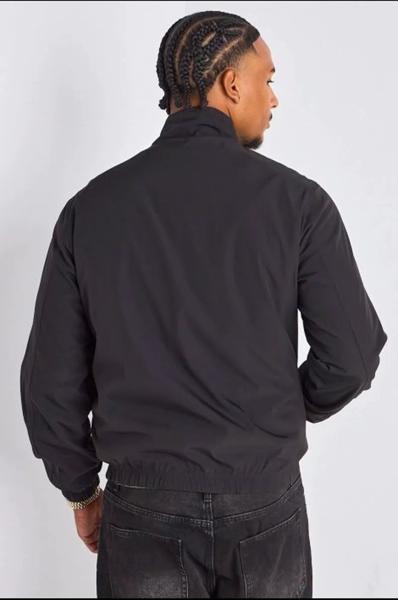 Veste réversible noir à intérieur gris clair