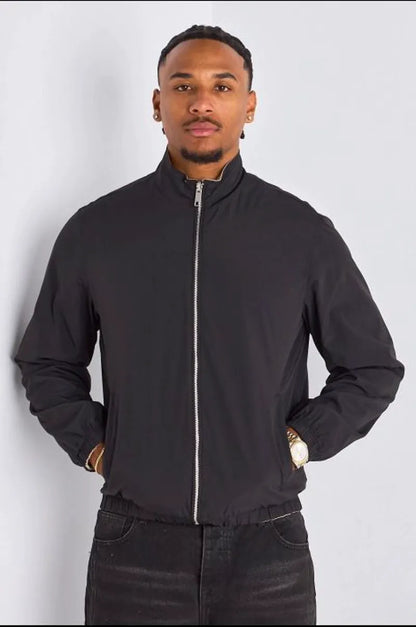 Veste réversible noir à intérieur gris clair