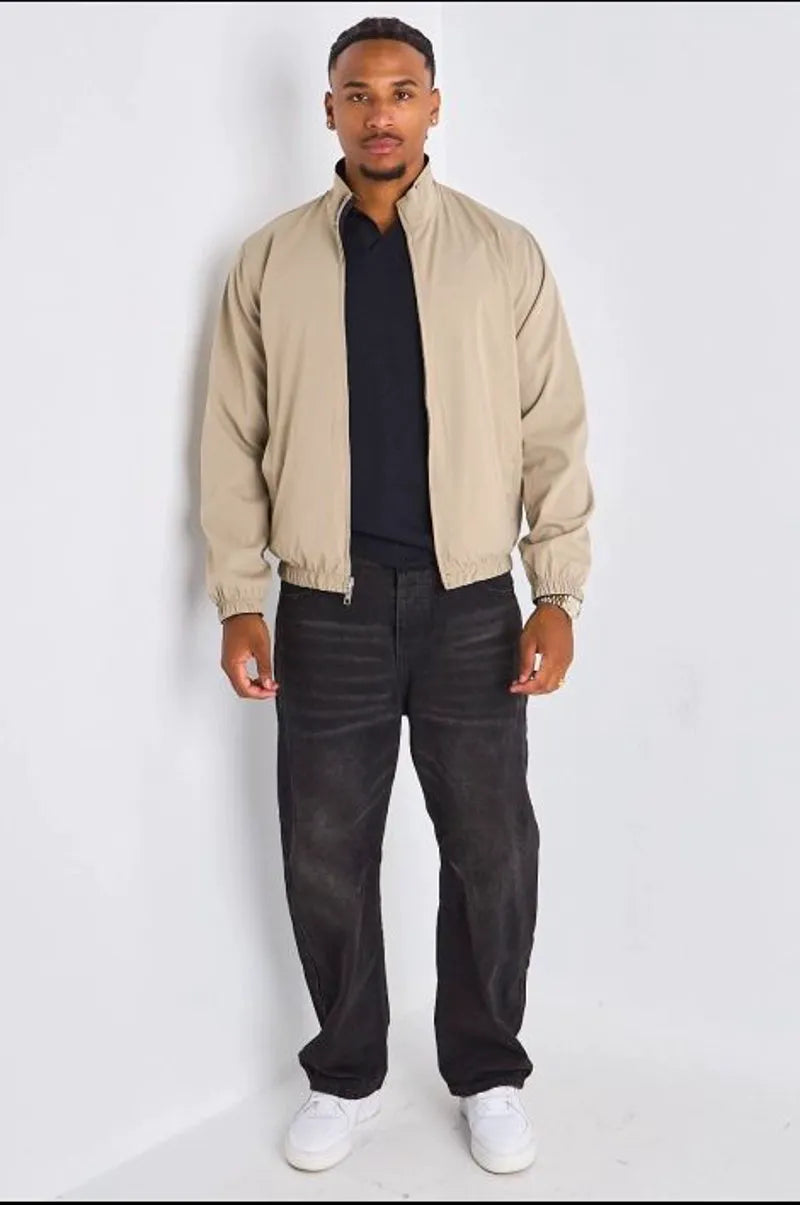 Veste réversible noir à intérieur gris clair